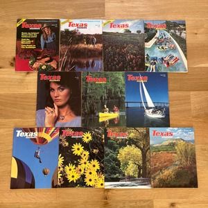 Vtg Texas Highways Magazines 1984 Lot of 11 Months